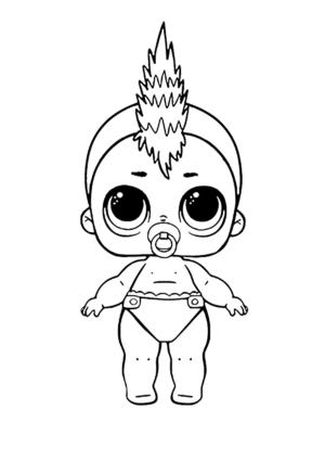 LOL Bebek boyama sayfası, LOL Baby coloring page, , 