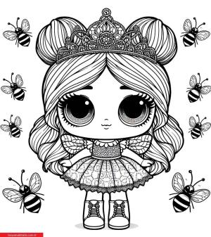 LOL Bebek boyama sayfası, LOL Surprise Doll coloring page, , 