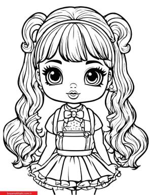 LOL Bebek boyama sayfası, LOL Surprise Doll coloring page, , 