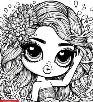 LOL Bebek boyama sayfası, LOL Surprise Doll coloring page, , 