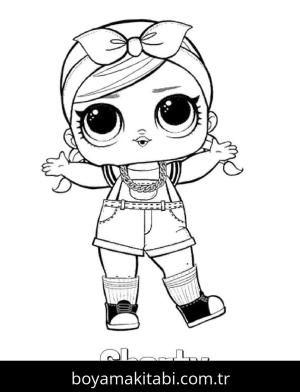 LOL Bebek boyama sayfası – el becerilerini geliştirir, boyama çalışması