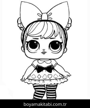 LOL Bebek boyama sayfası – PDF indir, sevimli karakter
