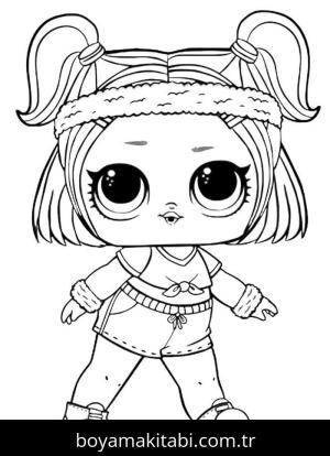 LOL Bebek boyama sayfası – evde etkinlik, ücretsiz yazdır