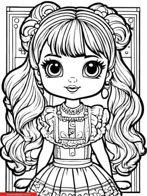 LOL Bebek boyama sayfası, LOL Surprise Doll coloring page, , 