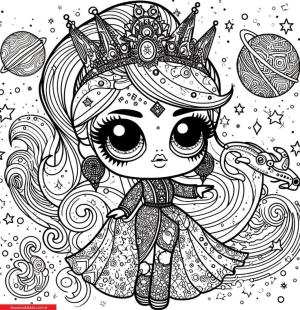 LOL Bebek boyama sayfası, LOL Surprise Doll coloring page, , 