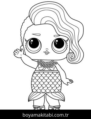 LOL Bebek boyama sayfası – boyama çalışması, yaratıcılığı geliştirir