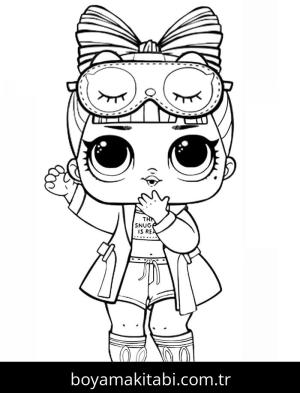 LOL Bebek boyama sayfası – keyifli zaman, renkli çizimler