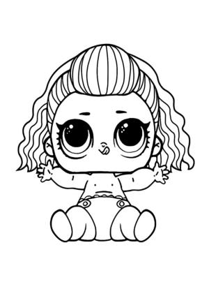 LOL Bebek boyama sayfası, LOL Baby coloring page, , 