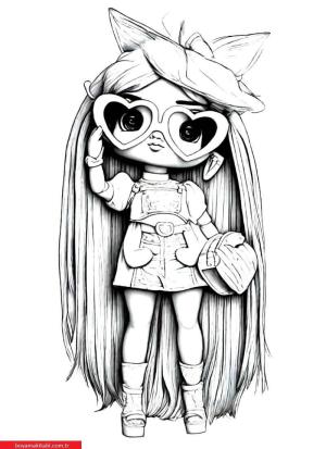 LOL Bebek boyama sayfası, LOL Surprise Doll coloring page, , 