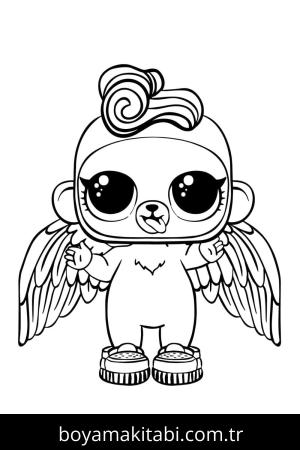 LOL Evcil Hayvanlar boyama sayfası – sanatsal çalışma, çocuklar için