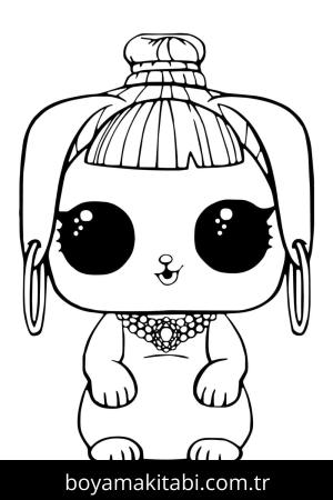 LOL Evcil Hayvanlar boyama sayfası – evde etkinlik, ücretsiz yazdır