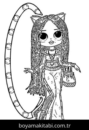 LOL OMG boyama sayfası – eğitici aktivite, yaratıcılık