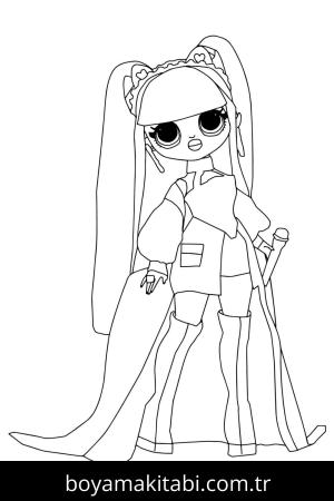 LOL OMG boyama sayfası – çocuk aktivitesi, PDF indir