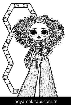 LOL OMG boyama sayfası – boyama etkinliği, çocuk aktivitesi