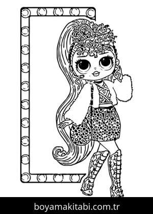 LOL OMG boyama sayfası – okul öncesi, evde etkinlik
