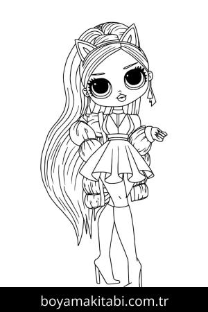 LOL OMG boyama sayfası – yaratıcılığı geliştirir, keyifli zaman