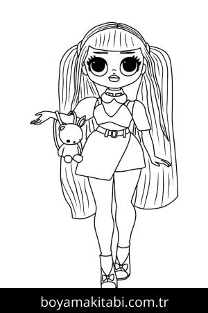 LOL OMG boyama sayfası – okul öncesi, evde etkinlik