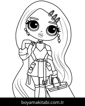 LOL OMG boyama sayfası – yaratıcılık, eğlenceli etkinlik