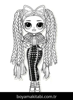 LOL OMG boyama sayfası – boyama etkinliği, çocuk aktivitesi