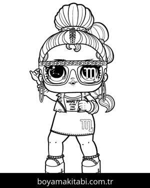LOL Surprise boyama sayfası – eğitici aktivite, yaratıcılık