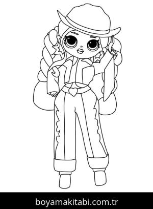 LOL Surprise boyama sayfası – eğitici aktivite, yaratıcılık