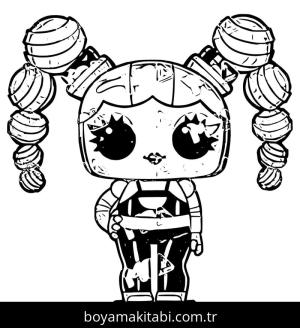 LOL Surprise boyama sayfası – boyama etkinliği, çocuk aktivitesi
