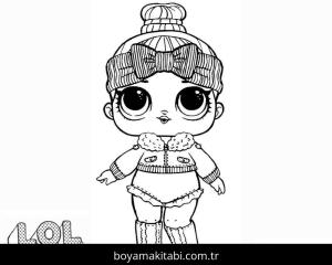 LOL Surprise boyama sayfası – sanatsal çalışma, çocuklar için