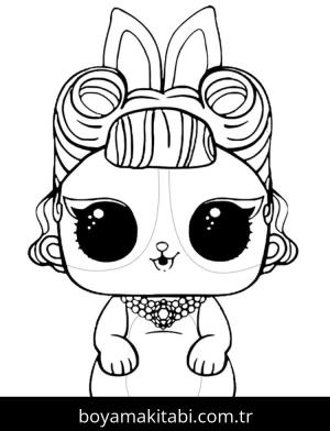 LOL Surprise boyama sayfası – el becerilerini geliştirir, boyama çalışması