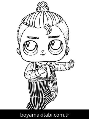 LOL Surprise boyama sayfası – okul öncesi, evde etkinlik