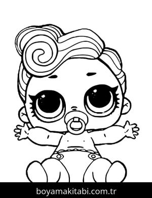 LOL Surprise boyama sayfası – çocuk aktivitesi, PDF indir