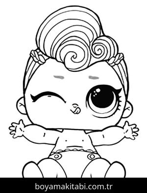 LOL Surprise boyama sayfası – renkli çizimler, okul öncesi