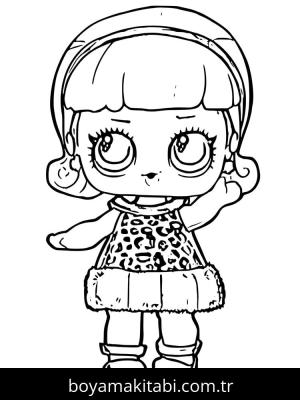 LOL Surprise boyama sayfası – sanatsal çalışma, çocuklar için