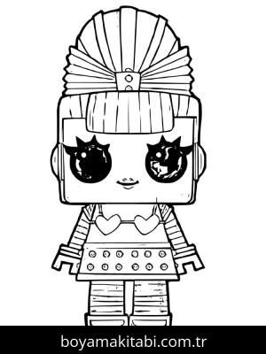 LOL Surprise boyama sayfası – eğlenceli etkinlik, el becerilerini geliştirir