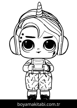 LOL Surprise boyama sayfası – renkli çizimler, okul öncesi