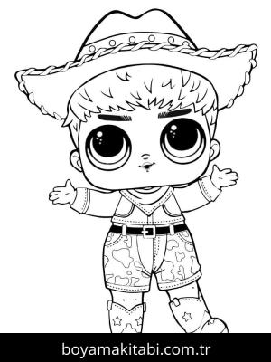 LOL Surprise boyama sayfası – sanatsal çalışma, çocuklar için