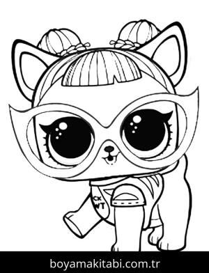 LOL Surprise boyama sayfası – çocuk aktivitesi, PDF indir