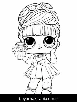 LOL Surprise boyama sayfası – el becerilerini geliştirir, boyama çalışması