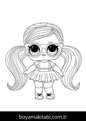 LOL Surprise boyama sayfası – eğitici aktivite, yaratıcılık