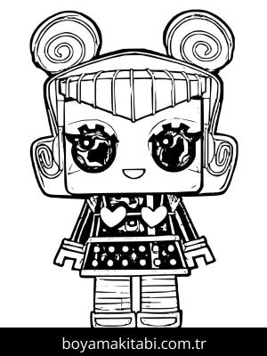 LOL Surprise boyama sayfası – renkli çizimler, okul öncesi