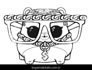 LOL Surprise boyama sayfası – el becerilerini geliştirir, boyama çalışması