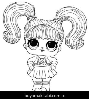 LOL Surprise boyama sayfası – okul öncesi, evde etkinlik