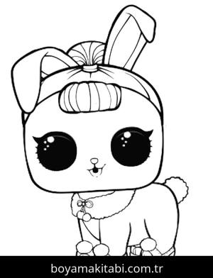 LOL Surprise boyama sayfası – çocuklar için, çizgi film temalı