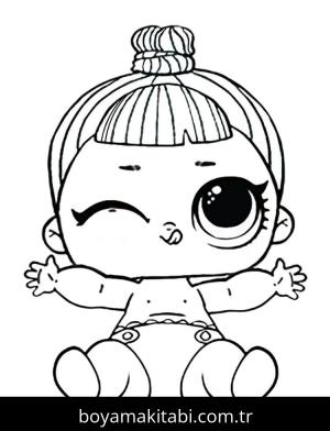 LOL Surprise boyama sayfası – yaratıcılığı geliştirir, keyifli zaman