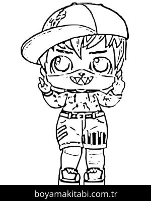 LOL Surprise boyama sayfası – renkli çizimler, okul öncesi