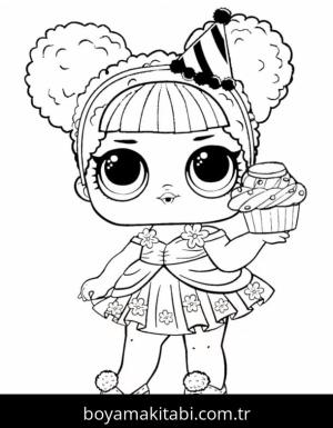LOL Surprise boyama sayfası – eğlenceli etkinlik, el becerilerini geliştirir