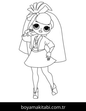 LOL Surprise boyama sayfası – okul öncesi, evde etkinlik