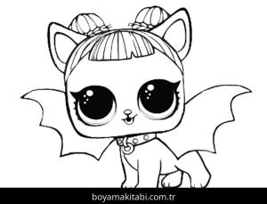 LOL Surprise boyama sayfası – sevimli karakter, sanatsal çalışma