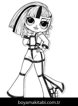 LOL Surprise boyama sayfası – boyama etkinliği, çocuk aktivitesi