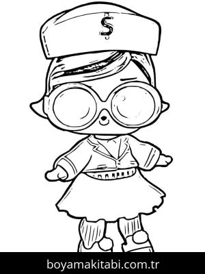 LOL Surprise boyama sayfası – yaratıcılığı geliştirir, keyifli zaman