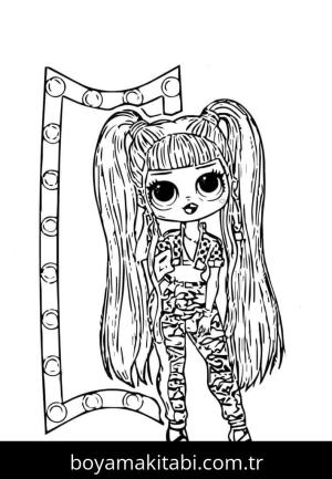 LOL Surprise boyama sayfası – boyama çalışması, yaratıcılığı geliştirir